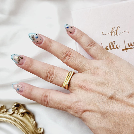 Geometric adjustable Ring, geometric gold ring, Dainty X ring, Adjustable bold ring, Adjustable Gold ring Delicate and simple ring, chunky star ring, green gold ring, waterproof ring, hypoallergenic ring, untarnish ring, anti tarnish ring, anillo de estrellas, Water Resistant Jewelry