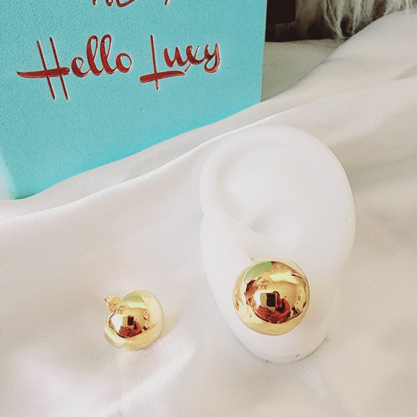 Bold Circular Studs, Bold ball studs, silver studs, hypoallergenic earrings, 18k gold plated earrings, Waterproof earrings, Silver and gold, Durable earrings, Elegant earrings, Timeless design, aesthetic earrings, timeless earrings, stylish earrings, Versatile jewelry, Bold Earrings, Bold studs, chunky studs, chunky earrings, Special occasion jewelry, Everyday earrings, Premium quality studs, Affordable luxury Hypoallergenic earrings waterproof earrings, water resistant earrings, silver stud