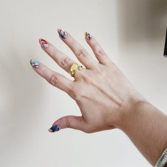 Stackable delicate Ring, gold geometric Ring, delicate dainty ring, vintage geometric ring, Adjustable Gold ring, polish cross ring, Delicate and simple ring, chunky star ring, green gold ring, waterproof ring, hypoallergenic ring, untarnish ring, anti tarnish ring, anillo de estrellas, Water Resistant Jewelry