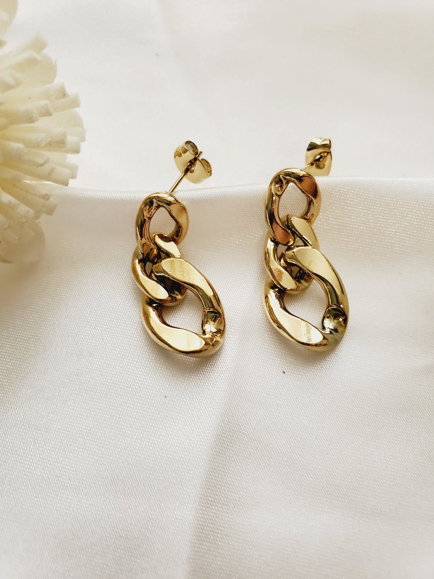 chunky cuban earrings, chunky drop earrings, chunky earrings, thick gold hoop, gold hoop earrings, chunky gold hoop, hypoallergenic hoops, gold hoop earring, chunky hoops, small hoop earring, helloluxyjewelry, hoop earrings, croissant earrings, croissant hoops, gold filled hoops, twisted curved hoop, cuban rings, bold earrings, 18k gold earrings, water resistant earrings water resistance jewelry