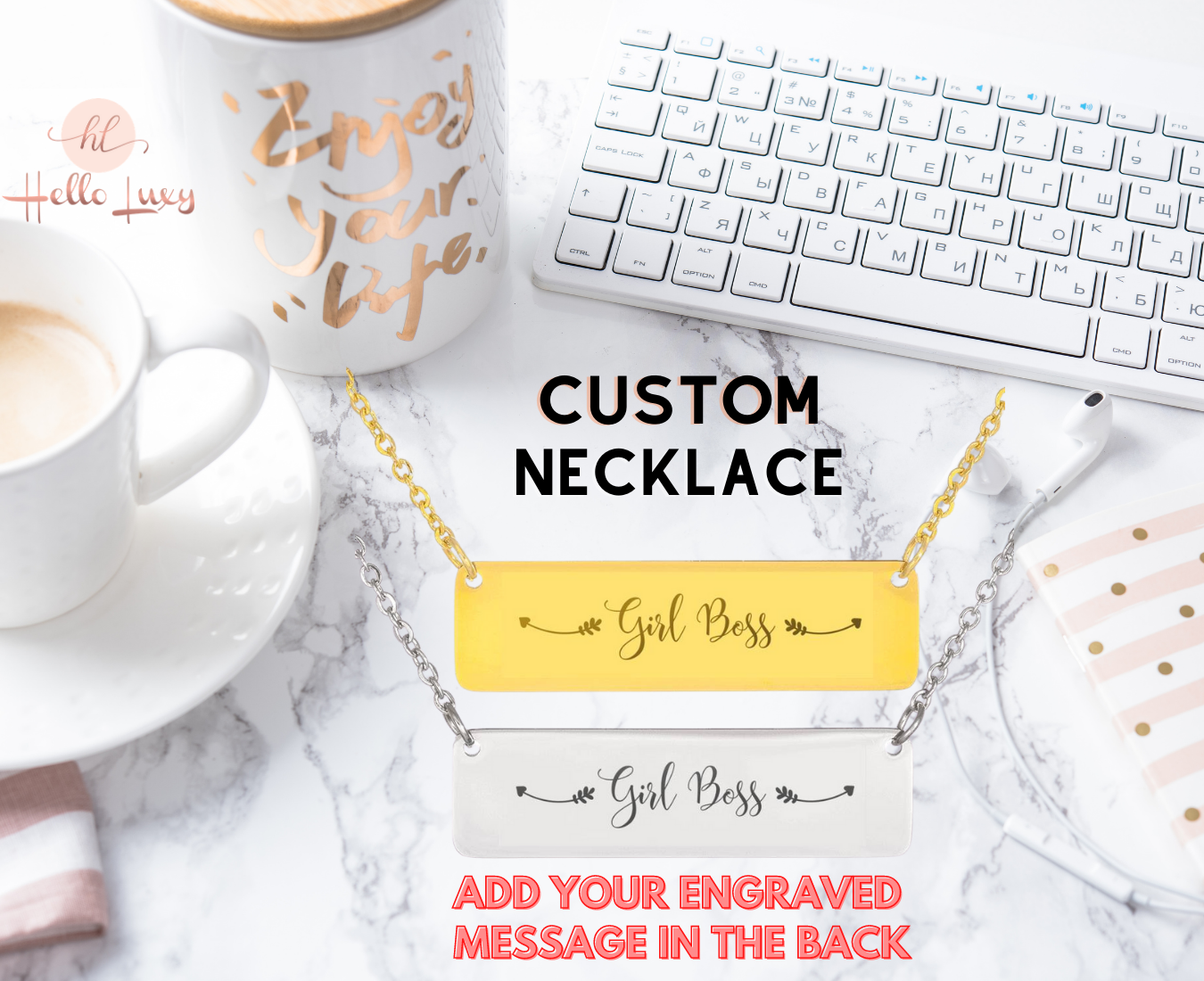 Gift for Girlboss - Girl Boss Necklace