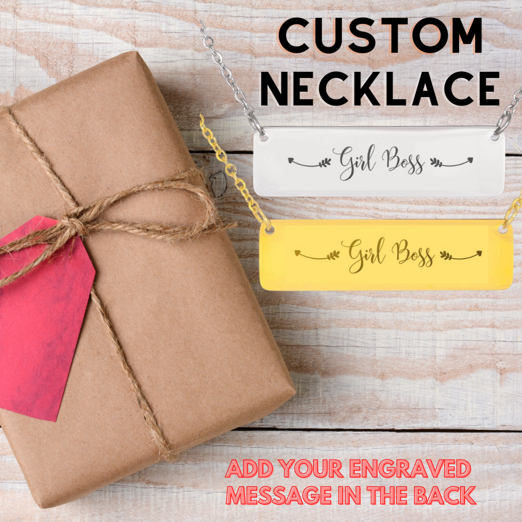 Gift for Girlboss - Girl Boss Necklace