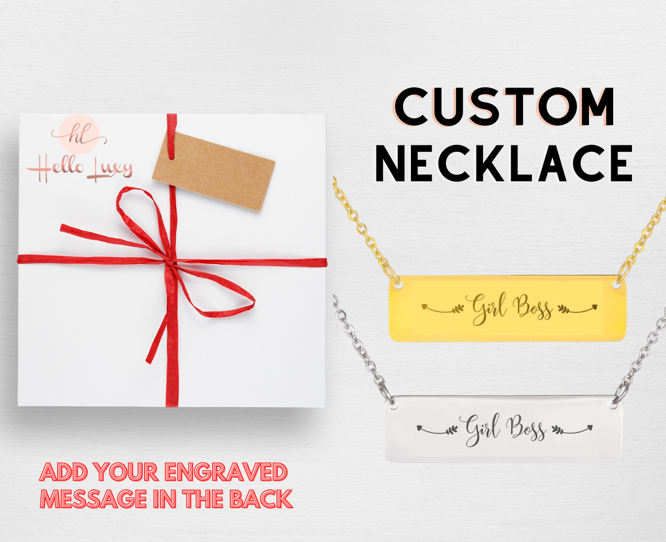 Gift for Girlboss - Girl Boss Necklace