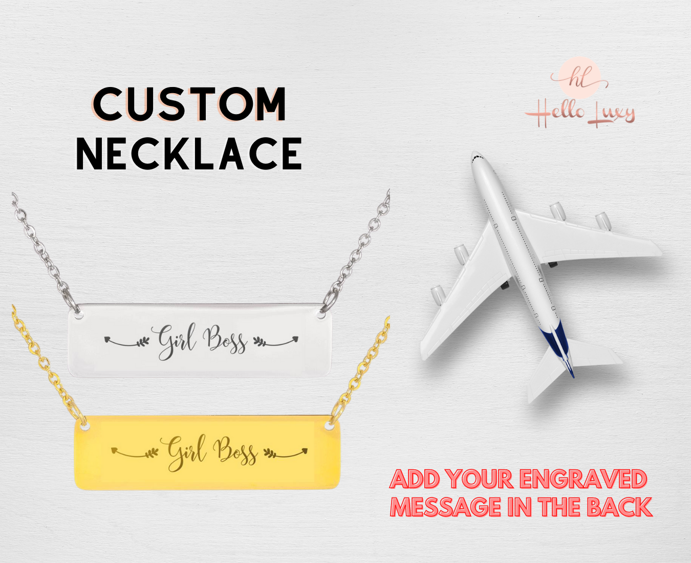Gift for Girlboss - Girl Boss Necklace