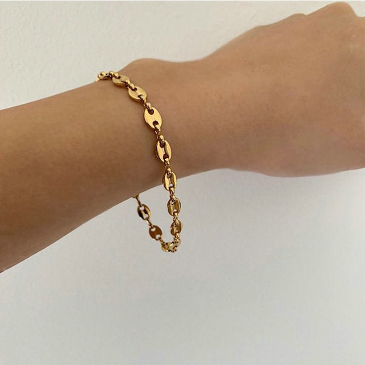 Water Resistant Bracelet, Water Resistant Jewelry, Tarnish Free Bracelet, Anti Tarnish Bracelet, Tarnish Free Jewelry, Pearl Bracelet, Mother Pearl Bracelet, Nacar Bracelet, Boho Chic Jewelry, Vintage Bracelet, Bold Bracelet, Chunky Bracelet