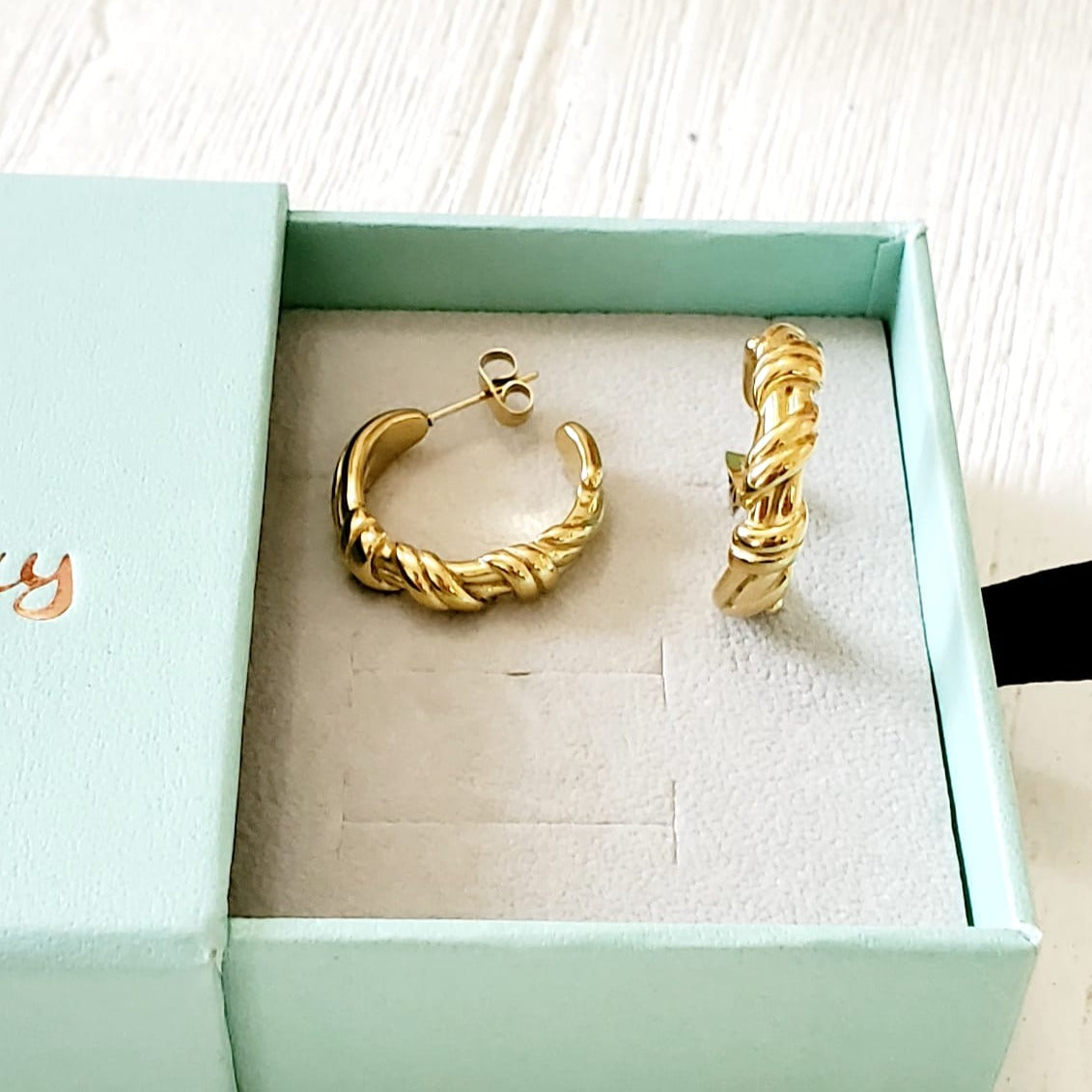 dainty hoops, dainty earrings, circular earrings, 18k gold earrings, bold earrings, vintage earrings, thick gold hoop, gold hoop earrings, chunky gold hoop, hypoallergenic hoops, gold hoop earring, chunky hoops, small hoop earring, Hello luxy jewelry, hoop earrings, croissant earrings, croissant hoops, gold filled hoops, bold earrings