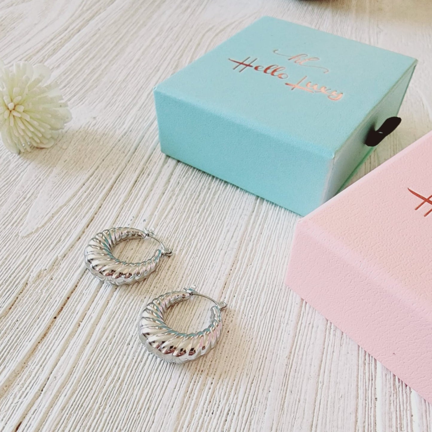 Twisted Silver Earrings, Silver Earrings, Silver Hoops, Scallop Silver Earrings, Waterproof earrings, Water resistant silver earrings, chunky silver hoops, chunky silver twisted earrings, Bold silver earrings, bold silver twisted hoops, gift for her, hypoallergenic silver earrings, hypoallergenic silver hoops, jewelry for daughter