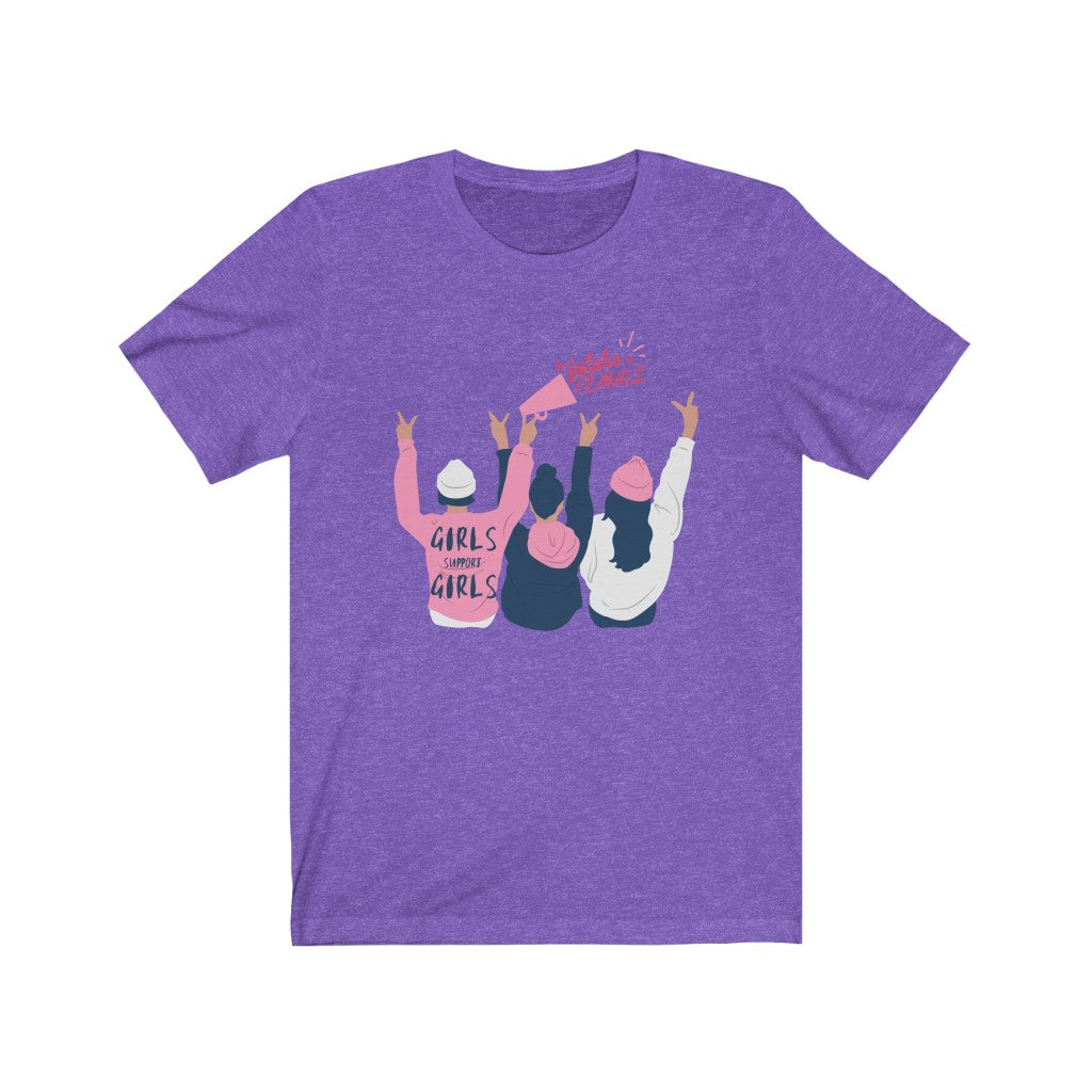 Girl Support Girls- DJ Short Sleeve Tee