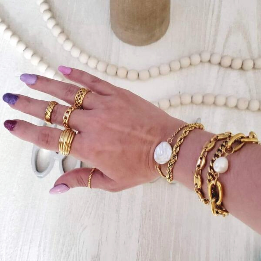 Chunky Necklace, 18k Gold Plated Cuban Chain, Bold Necklace, Bold ...