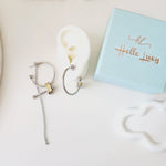 Assymetrical earrings, customize earrings,Two tone Geometric Earrings, two tone hoops, two tone earrings, two tones Water Resistant Earrings, 18k Gold Plated, Vintage Earrings, everyday earrings, lightweight earrings, Hypoallergenic Earrings, Waterproof Earrings, water resistance jewelry, Vintage Earrings, Bold Earrings, Water Resistant Earrings, Tarnish Free Earrings, Vintage Style, Vintage Earrings, tarnish free jewelry, hypoallergenic jewelry, Gift For Her, Fashion Gift for Her, Doctor Gift for Christmas