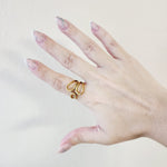 Abstract Bold Ring, Textured Chunky Silver Ring, Chunky Golden Ring, chunky gold rings, gold plated rings, womens gold rings, gold stacking rings, gold and silver rings, statement ring, gold plated rings for women, gold plated ring, gold plated rings women, anillos de acero inoxidable para mujer, gold rings size 10, gold and silver ring, size 10 gold rings for women, gold rings for women size 10, Gold Plated Jewelry, tarnish free jewelry, Water Resistant, sweat resistant jewelry, water resistance jewelry, m