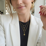 18K chunky drop stainless steel necklace, minimalist gold Necklace, drop necklace, gold drop necklace, bottega dupe necklace, bottega veneta necklace, bottega veneta drop necklace, Gift for woman, best valentines gift ideas, everyday necklace, stackable necklace, waterproof minimalist necklace, tear drop gold necklace