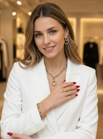 Safety Pin Geometric two tone necklace and bracelet, bold two tone circular necklace and bracelet, chunky two tone necklace and bracelet, infinity necklace and bracelet,  Silver Geometric necklace and bracelets, Gold Geometric necklace and earrings

Water Resistant Necklace

Water Resistant Jewelry

Water Resistant

water resistance jewelry



Vintage Style