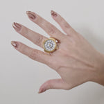 golden nacar watch ring, silver nacar Watch ring, gold ring nacar watch, Bold gift for woman, Bold gift for woman Chunky ring, Double tone bold ring, bold ring, bold double tone ring, valentine gift, jewelry gift for valentines, love ring, love jewelry, gift for wife, gift for friend, friendship gifts, self love ring, amor propio anillo, anillo de corazon, waterproof ring, waterproof jewelry, timeless jewelry, timeless ring, gift for girlfriend, soulmate ring, elegant ring, classy ring, dainty ring, everyda