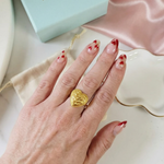 Golden Textured Heart Gold ring, Gold heart ring, Gold love ring, heart ring, chunky heart ring, promise ring, bold heart ring, valentine gift, jewelry gift for valentines, love ring, love jewelry, gift for wife, gift for friend, friendship gifts, self love ring, amor propio anillo, anillo de corazon, waterproof ring, waterproof jewelry, timeless jewelry, timeless ring, gift for girlfriend, soulmate ring, elegant ring, classy ring, dainty ring, everyday ring, must have ring, must have jewelry
