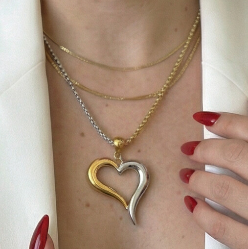 Two tone Heart box chain, Valentines Gift, Heart Necklace, Love Necklace, Two tone love necklace, Pearl Necklace, Manifesting love necklace, two tone love manifiesto necklace, Love attraction necklace, gift for girlfriend, gift for wife, self love two tone necklace, self love jewelry, self love neckalce

Water Resistant Necklace

Water Resistant Jewelry

Water Resistant

water resistance jewelry
