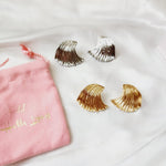 Bold golden studs, chunky golden studs, geometric jewelry, spiral earrings, spiral silver earrings, hearts silver medium earrings, Silver classy earrings, hearts earrings, self love earrings, silver chunky hearts earrings, two tones chunky earrings, hypoallergenic earrings, two tone everyday hoops, 18k gold plated earrings, Waterproof earrings, Silver and gold earrings, Durable earrings, Elegant earrings, Timeless design, aesthetic earrings, timeless earrings, Stylish jewelry, stylish earrings, Versatile je