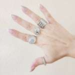 Bold Ring, Chunky Silver Ring, Chunky Golden Ring, chunky gold rings, gold plated rings, womens gold rings, gold stacking rings, gold and silver rings, statement ring, gold plated rings for women, gold plated ring, gold plated rings women, anillos de acero inoxidable para mujer, gold rings size 10, gold and silver ring, size 10 gold rings for women, gold rings for women size 10, Gold Plated Jewelry, tarnish free jewelry, Water Resistant, sweat resistant jewelry, water resistance jewelry, minimalist jewelry,