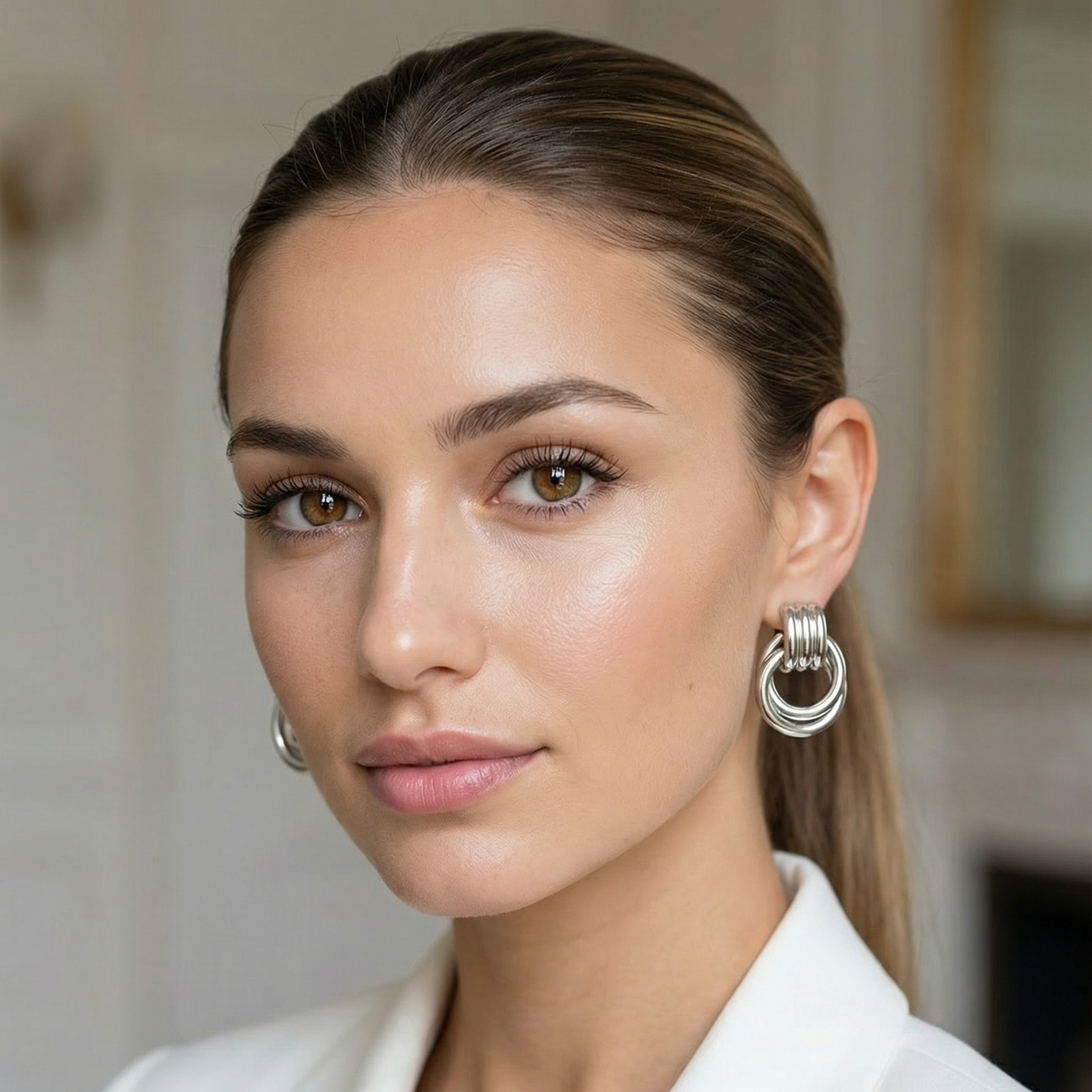 Geometric Earrings, Geometric Gold Earrings, Ex bold earrings, geometric bold earrings, 18k Gold Plated, Vintage Earrings, Geometric lightweight earrings, Hypoallergenic Earrings, Waterproof Earrings, water resistance jewelry, Vintage Earrings, Bold Earrings, Water Resistant Earrings, Tarnish Free Earrings, Vintage Style, Vintage Earrings, tarnish free jewelry, hypoallergenic jewelry, Gift For Her, Fashion Gift for Her, Doctor Gift for Christmas