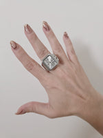 silver Watch ring, ring watch silver, Bold gift for woman, Bold gift for woman Chunky ring, Double tone bold ring, bold ring, bold double tone ring, valentine gift, jewelry gift for valentines, love ring, love jewelry, gift for wife, gift for friend, friendship gifts, self love ring, amor propio anillo, anillo de corazon, waterproof ring, waterproof jewelry, timeless jewelry, timeless ring, gift for girlfriend, soulmate ring, elegant ring, classy ring, dainty ring, everyday ring, must have ring, must have j