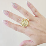 Star Bold Ring, Star Chunky Silver Ring, Chunky Golden Ring, chunky gold rings, gold plated rings, womens gold rings, gold stacking rings, gold and silver rings, statement ring, gold plated rings for women, gold plated ring, gold plated rings women, anillos de acero inoxidable para mujer, gold rings size 10, gold and silver ring, size 10 gold rings for women, gold rings for women size 10, Gold Plated Jewelry, tarnish free jewelry, Water Resistant, sweat resistant jewelry, water resistance jewelry, minimalis