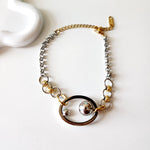 Geometric two tone bracelet, Circular double tone bracelet, Double tone vintage bracelet, constellation bracelet, Vintage bracelet, double tone jewelry, Water resistance Bracelet, Mesh silver bracelet, Vintage Jewelry, 
Cuban Bracelet, Vintage Bracelet, Paper Link Bracelet, Minimalist Jewelry, Minimalist Gift for her, religious gift, waterproof bracelet, Water resistant bracelet, Minimalist Gift