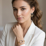 vintage two tone Geometric two tone earrings and bracelet, bold two tone circular necklace and bracelet, chunky two tone necklace and bracelet, infinity necklace and bracelet,  Silver Geometric necklace and bracelets, Gold Geometric necklace and earrings

Water Resistant Necklace

Water Resistant Jewelry

Water Resistant