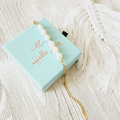 Pearl Bracelet, baroque pearl bracelet, herringbone bracelet, Water Resistant bracelet, Water Resistant Jewelry, Water Resistant jewelry, versatile bracelet, Pearl jewelry set, real pearl bracelet, pearl necklace meaning, freshwater pearl bracelet, pearl bracelet set, pearls bracelet amazon, fresh water pearls bracelet, real pearls bracelet, 18k gold plated bold jewelry set, baroque pearls bracelet, pearls gold link bracelet, pearls baroque bracelet, Summer Jewelry, tropical glamour