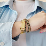 Zipper Necklace, Versatile Necklace, Gold Necklace, Silver Necklace, Multilayer Necklace,   sterling 14K Zipper, zipper necklace, Keiser Two tone, sterling yellow gold, zipper pull, lariat necklace, Tonettes Treasures, Keiser Sterling 14K,zipper pull necklace, two tone necklace, tie Necklace, water resistant necklace, vintage necklace 