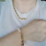 Pearl Necklace, baroque pearl necklace, herringbone necklace, Water Resistant Necklace,  Water Resistant Jewelry, Water Resistant jewelry, versatile necklace, Pearl jewelry set, real pearl necklace, pearl necklace meaning, freshwater pearl necklace, pearl necklace set,  pearls necklace amazon, fresh water pearls necklace, real pearls necklace, 18k gold plated bold jewelry set, baroque pearls necklace, pearls gold necklace, pearls baroque necklace, 