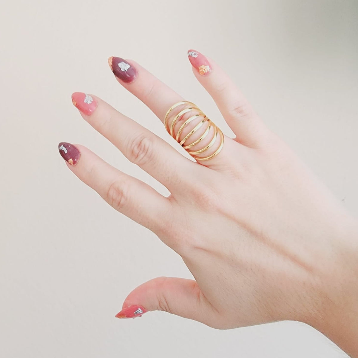 Geometric Bold ring, Water Resistant classy rings, Water Resistant simple rings, sweat resistant jewelry, water resistant minimalist jewelry, minimalist rings, waterproof rings, stainless steel rings, 14k gold plated simple rings, 14k gold plated classy rings, gold vintage rings, tarnish free rings, stackable rings, gold stackable rings, tarnish free jewelry, dainty abstract rings, dainty chunky rings, Unique Stylish Ring, Statement large ring, Big Irregular Ring, Irregular Statement Ring