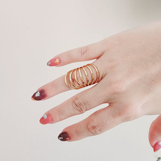 Geometric Bold ring, Water Resistant classy rings, Water Resistant simple rings, sweat resistant jewelry, water resistant minimalist jewelry, minimalist rings, waterproof rings, stainless steel rings, 14k gold plated simple rings, 14k gold plated classy rings, gold vintage rings, tarnish free rings, stackable rings, gold stackable rings, tarnish free jewelry, dainty abstract rings, dainty chunky rings, Unique Stylish Ring, Statement large ring, Big Irregular Ring, Irregular Statement Ring