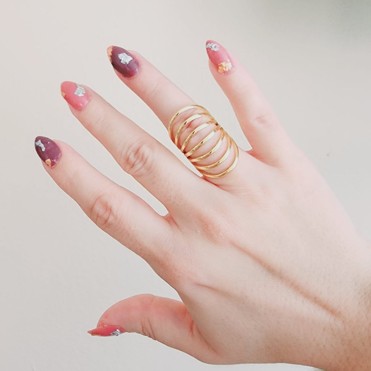 Geometric Bold ring, Water Resistant classy rings, Water Resistant simple rings, sweat resistant jewelry, water resistant minimalist jewelry, minimalist rings, waterproof rings, stainless steel rings, 14k gold plated simple rings, 14k gold plated classy rings, gold vintage rings, tarnish free rings, stackable rings, gold stackable rings, tarnish free jewelry, dainty abstract rings, dainty chunky rings, Unique Stylish Ring, Statement large ring, Big Irregular Ring, Irregular Statement Ring