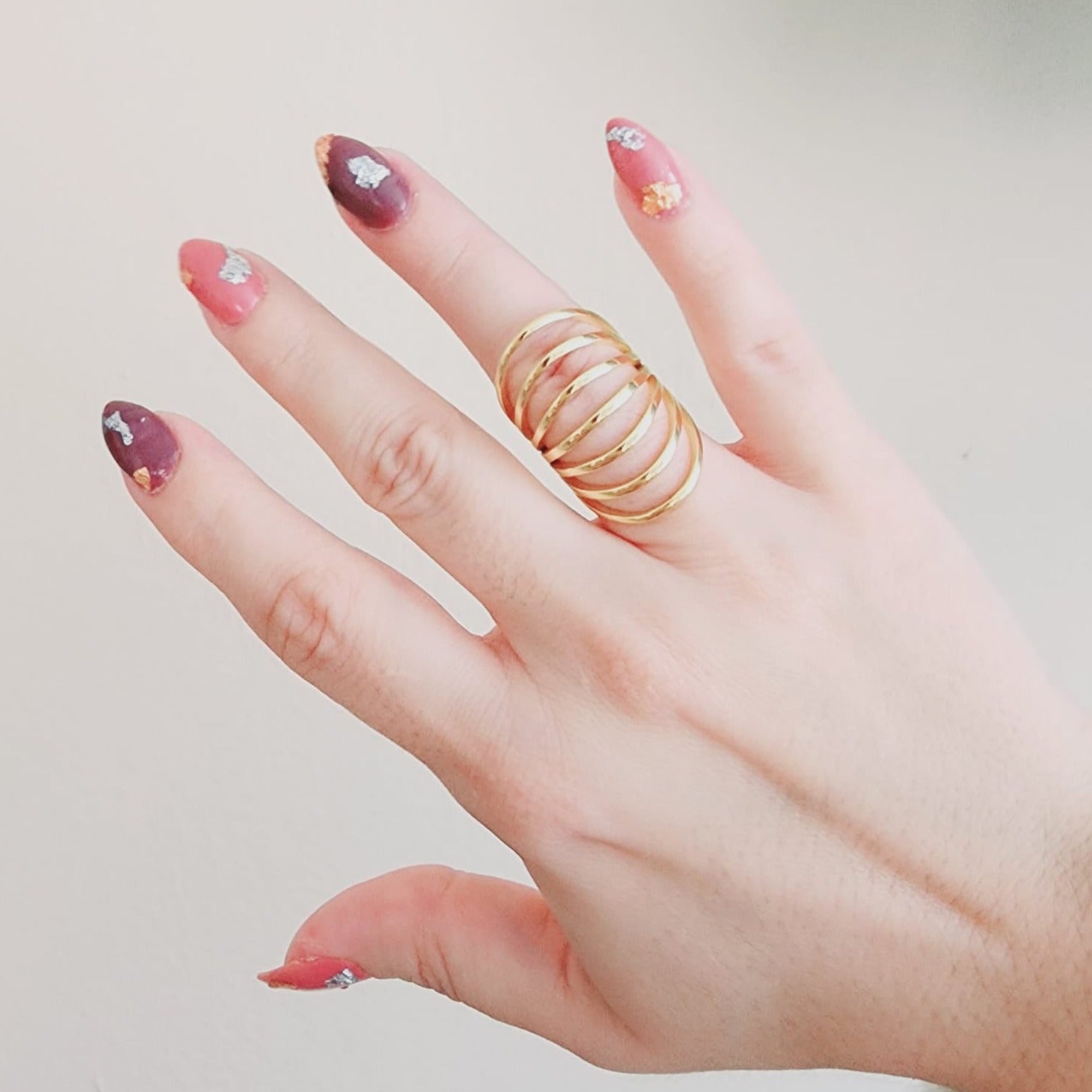 Geometric Bold ring, Water Resistant classy rings, Water Resistant simple rings, sweat resistant jewelry, water resistant minimalist jewelry, minimalist rings, waterproof rings, stainless steel rings, 14k gold plated simple rings, 14k gold plated classy rings, gold vintage rings, tarnish free rings, stackable rings, gold stackable rings, tarnish free jewelry, dainty abstract rings, dainty chunky rings, Unique Stylish Ring, Statement large ring, Big Irregular Ring, Irregular Statement Ring