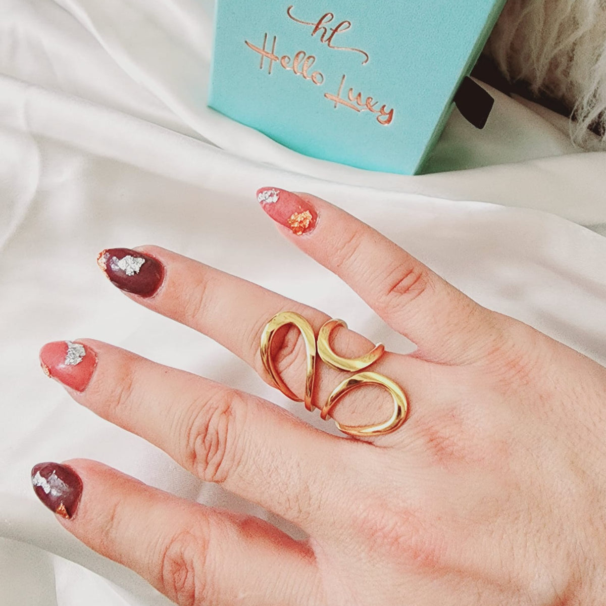 Geometric Bold ring, Water Resistant classy rings, Water Resistant simple rings, sweat resistant jewelry, water resistant minimalist jewelry, minimalist rings, waterproof rings, stainless steel rings, 14k gold plated simple rings, 14k gold plated classy rings, gold vintage rings, tarnish free rings, stackable rings, gold stackable rings, tarnish free jewelry, dainty abstract rings, dainty chunky rings, Unique Stylish Ring, Statement large ring, Big Irregular Ring, Irregular Statement Ring