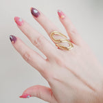 Geometric Bold ring, Water Resistant classy rings, Water Resistant simple rings, sweat resistant jewelry, water resistant minimalist jewelry, minimalist rings, waterproof rings, stainless steel rings, 14k gold plated simple rings, 14k gold plated classy rings, gold vintage rings, tarnish free rings, stackable rings, gold stackable rings, tarnish free jewelry, dainty abstract rings, dainty chunky rings, Unique Stylish Ring, Statement large ring, Big Irregular Ring, Irregular Statement Ring