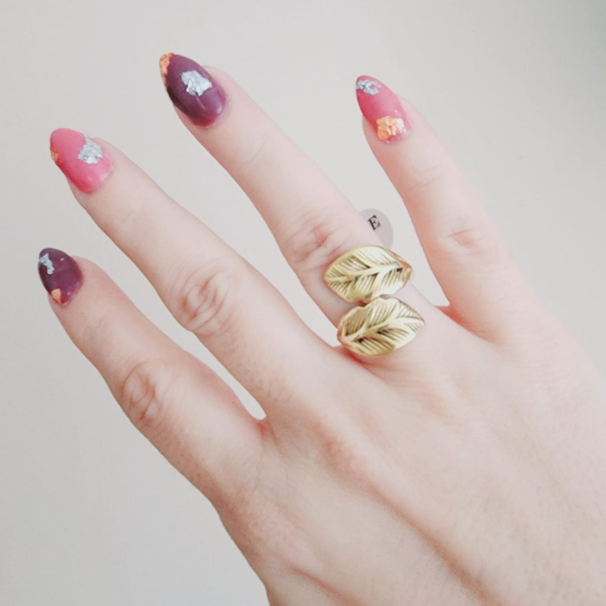 Leaves Bold ring, Water Resistant classy rings, Water Resistant simple rings, sweat resistant jewelry, water resistant minimalist jewelry, minimalist rings, waterproof rings, stainless steel rings, 18k gold plated classy rings, 18k gold filled rings, 18k gold filled classy rings, gold vintage rings, tarnish free rings, stackable rings, gold stackable rings, dainty abstract rings, dainty chunky rings, Unique Stylish Ring, Statement large ring, Big Irregular Ring, Irregular Statement Ring