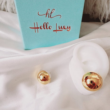 Bold Circular Studs, Bold ball studs, silver studs, hypoallergenic earrings, 18k gold plated earrings, Waterproof earrings, Silver and gold, Durable earrings, Elegant earrings, Timeless design, aesthetic earrings, timeless earrings, stylish earrings, Versatile jewelry, Bold Earrings, Bold studs, chunky studs, chunky earrings, Special occasion jewelry, Everyday earrings, Premium quality studs, Affordable luxury Hypoallergenic earrings waterproof earrings, water resistant earrings, silver stud
