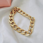 Vintage Look Water resistance Bracelet Vintage Jewelry Cuban Bracelet Vintage Bracelet Paper Link Bracelet Minimalist Jewelry Minimalist Gift for her Minimalist Gift, paperclip bracelet, 18k gold plated bracelet, waterproof bracelet, water resistant bracelet, classy bracelet, everyday bracelet