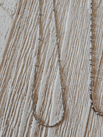 Silver Delicate Chains, Delicate dots and lines chain, Simple Silver Chain, Rope chain, Silver Chain, 18k Gold Plated Chain, Create your own Necklace, Customs Necklace, Personalized Necklace, Silver color rope chain stainless steel necklace, Twisted Necklace, Twisted Chain