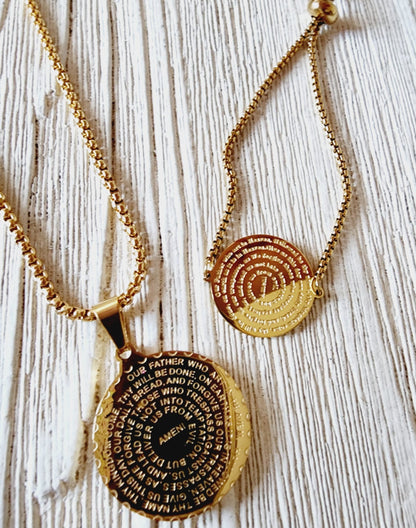 Padre Nuestro Pendant, religious pendant, Religious Prayer Pendant Gold Filled, Prayer Silver Pendan, Religious Necklace, Vintage silver Pendant, Religious Gift, Religious Jewelry, Water resistance religious Jewelry, Vintage Jewelry, Rhodium Prayer Necklace Minimalist Gift for her, religious gift, waterproof Necklace, Water resistant bracelet, Minimalist Gift