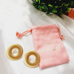 geometric earrings, Circular gold medium earrings, Gold Circular vintage earrings, classy earrings, circular dainty earrings, vintage golden studs, golden chunky circular earrings, Dainty chunky earrings, hypoallergenic earrings, Golden everyday studs, 18k gold plated earrings, Waterproof earrings, gold rounded earrings, Durable earrings, Elegant earrings, Timeless design, aesthetic earrings, timeless earrings, Stylish jewelry, stylish earrings, Versatile jewelry, Bold Earrings, chunky earrings