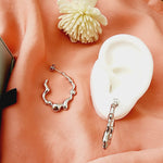 melting lava earrings, silver melting earrings, silver earrings, hypoallergenic earrings, teardrop maxi studs, 18k gold plated earrings, Waterproof earrings, Silver and gold earrings, Durable earrings, Elegant earrings, Timeless design, aesthetic earrings, timeless earrings, Stylish jewelry, stylish earrings, Versatile jewelry, Bold Earrings