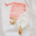 Bold Tear Drop earrings, silver earrings, hypoallergenic earrings, teardrop maxi studs, 18k gold plated earrings, Waterproof earrings, Silver and gold earrings, Durable earrings, Elegant earrings, Timeless design, aesthetic earrings, timeless earrings, Stylish jewelry, stylish earrings, Versatile jewelry, Bold Earrings, chunky earrings, Bottega Tear drop earrings, Bottega Veneta Earrings, Hailey Biber Earrings, Bottega Drop Earrings, Bottega Bold Earrings