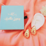 Bold Tear Drop earrings, silver earrings, hypoallergenic earrings, teardrop maxi studs, 18k gold plated earrings, Waterproof earrings, Silver and gold earrings, Durable earrings, Elegant earrings, Timeless design, aesthetic earrings, timeless earrings, Stylish jewelry, stylish earrings, Versatile jewelry, Bold Earrings, chunky earrings, Bottega Tear drop earrings, Bottega Veneta Earrings, Hailey Biber Earrings, Bottega Drop Earrings, Bottega Bold Earrings