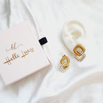 geometric earrings, diamond gold medium earrings, Gold diamond vintage pearls earrings, Vintage pearls earrings, classy earrings, circular dainty earrings, vintage golden studs, golden chunky circular earrings, Dainty chunky earrings, hypoallergenic earrings, Golden everyday studs, 18k gold plated earrings, Waterproof earrings, gold rounded earrings, Durable earrings, Elegant earrings, Timeless design, aesthetic earrings, timeless earrings, Stylish jewelry, stylish earrings, Versatile jewelry