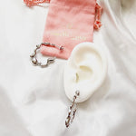 melting lava earrings, silver melting earrings, silver earrings, hypoallergenic earrings, teardrop maxi studs, 18k gold plated earrings, Waterproof earrings, Silver and gold earrings, Durable earrings, Elegant earrings, Timeless design, aesthetic earrings, timeless earrings, Stylish jewelry, stylish earrings, Versatile jewelry, Bold Earrings