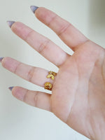 Emerald ring, Star ring, Adjustable bold ring, Adjustable Gold ring, Delicate and simple ring, chunky star ring, green gold ring, waterproof ring, hypoallergenic ring, untarnish ring, anti tarnish ring, anillo de estrellas, Water Resistant Jewelry, Blue Stone ring, Blue leaves adjustable ring