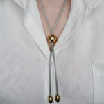 Adjustable Double tone mesh chain, two tone lariat, Edgy Double tone Necklace, Two Tone Waterproof Necklace, Two Tone Cuban Necklace, Two tone cuban chain, Lock Silver Chain, Lock Pendant and Necklace, Dior Dupe Necklace, Water Resistant Necklace, Water Resistant Jewelry, Vintage two tone Necklace, Double tone Vintage Necklace, Water Resistant, water resistance jewelry, Bold Jewelry Gift, Bold Jewelry, Vintage Bold Necklace