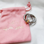 double tone ring, chunky silver and gold ring, promise ring, bold double tone ring, valentine gift, jewelry gift for valentines, love ring, love jewelry, gift for wife, gift for friend, friendship gifts, self love ring, amor propio anillo, anillo de corazon, waterproof ring, waterproof jewelry, timeless jewelry,